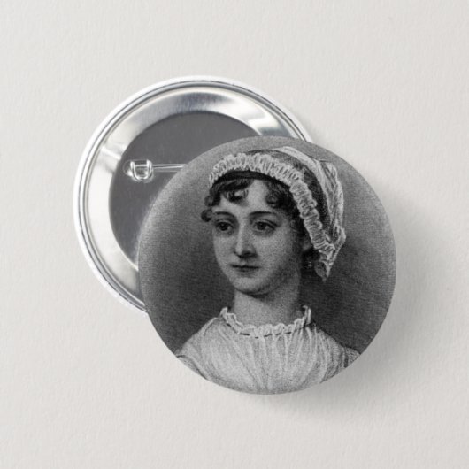 Jane Austen-Porträt Button (Vorne & Hinten)