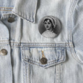 Jane Austen-Porträt Button (Beispiel)