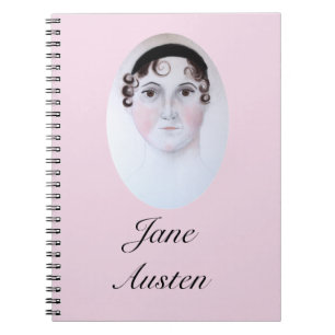 Jane-Austen-Porträt, Lesezeichen. Notizblock
