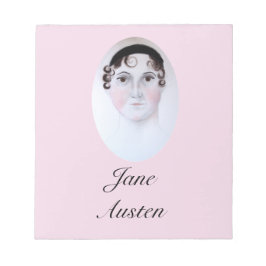 Jane-Austen-Porträt, Lesezeichen. Notizblock