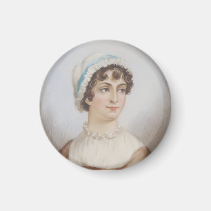 Jane-Austen-Porträt Magnet