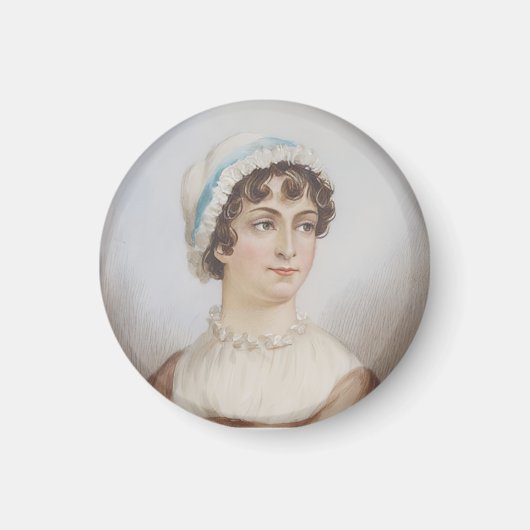 Jane-Austen-Porträt Magnet (Vorne)