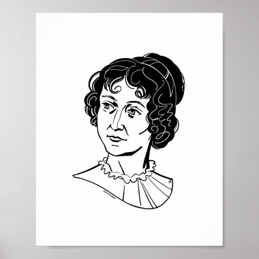 Jane Austen Poster (Vorne)