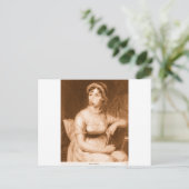 Jane Austen Postkarte (Stehend Vorderseite)