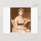 Jane Austen Postkarte (Vorderseite)