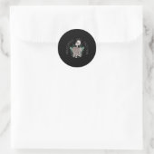 Jane Austen Pride &amp; pr Runder Aufkleber (Tasche)