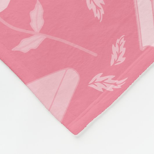 Jane Austen Pride & Prejudice Blumenkoffer Fleecedecke (Ecke)