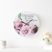 Jane Austen Pride & Prejudice Buchpreisangebot Ros Große Wanduhr (Zuhause)