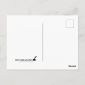 Jane Austen Pride & Prejudice Hand Letter Postkarte (Rückseite)