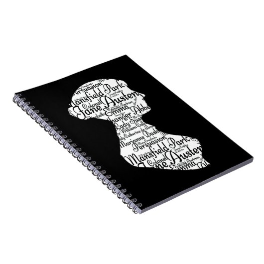 Jane Austen Pride & Prejudice Journal Black Notizblock (Rechte Seite)