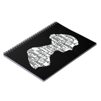 Jane Austen Pride & Prejudice Journal Black Notizblock