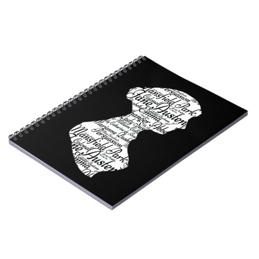 Jane Austen Pride & Prejudice Journal Black Notizblock (Linke Seite)