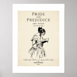 Jane Austen Pride und Literaturvorurteil Poster