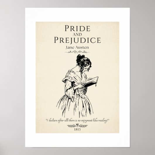 Jane Austen Pride und Literaturvorurteil Poster (Vorne)