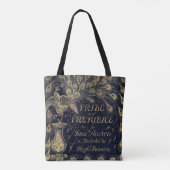 Jane Austen Pride und Prejudice Pfauenbuchdeckung Tasche (Rückseite)