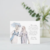 Jane Austen Quotation Friends Friendship Postcard Postkarte (Stehend Vorderseite)