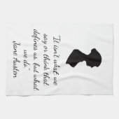 Jane Austen quote Geschirrtuch (Horizontal)