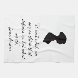 Jane Austen quote Geschirrtuch