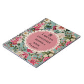 Jane Austen Quote Notebook "Prefer a Book" Notizblock (Linke Seite)