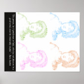 Jane Austen Quote Poster (Vorne)