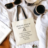 Jane Austen Quote Tasche - Angriff beobachten