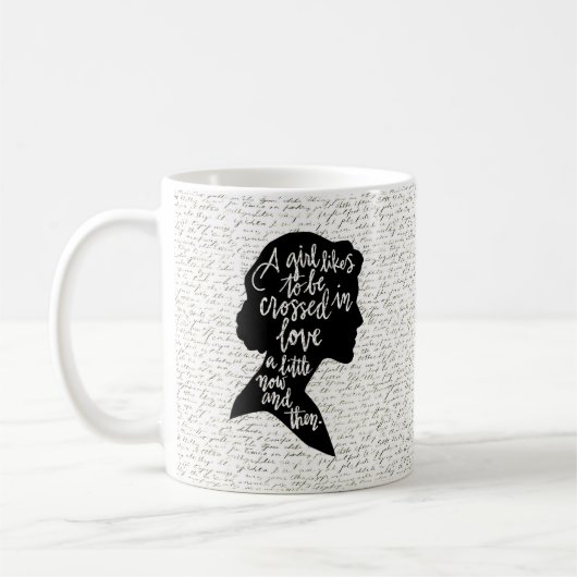 Jane Austen Quote Tasse - Start Your Day Inspirier (Links)