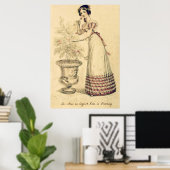 Jane Austen Regency Ball Gown Poster (Heimbüro)