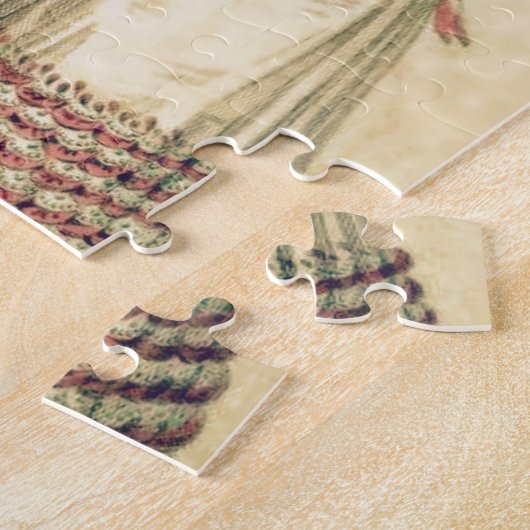 Jane Austen-Regentschafts-Ballkleid Puzzle (Seite)