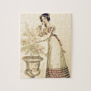 Jane Austen-Regentschafts-Ballkleid Puzzle