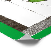 Jane Austen Rice Painting Poster (Ecke)