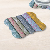 Jane Austen Romane auf einem Untersetzer (angewinkelt)