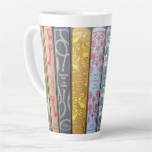 Jane-Austen-Romane auf Tasse (Linke Ecke)