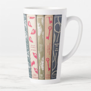 Jane-Austen-Romane auf Tasse