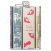Jane Austen Romane Flachmann (Vorderseite)