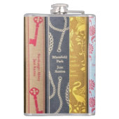 Jane Austen Romane Flachmann (Rückseite)