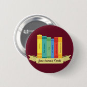 Jane Austen Romane III Button (Vorne & Hinten)