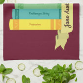 Jane Austen Romane III Geschirrtuch (Gefaltet)