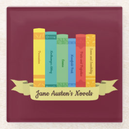Jane Austen Romane III Glasuntersetzer