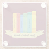 Jane Austen Romane III Glasuntersetzer (Rückseite)