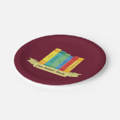 Jane Austen-Romane III Pappteller (Schrägansicht)