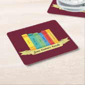 Jane Austen-Romane III Rechteckiger Pappuntersetzer (angewinkelt)