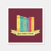 Jane Austen Romane III Serviette (Vorderseite)