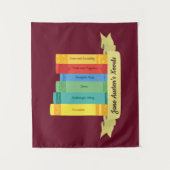 Jane Austen Romane III Wandteppich (Vorderseite)