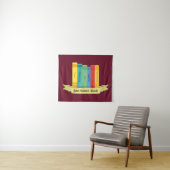 Jane Austen Romane III Wandteppich (Beispiel (Horizontal))