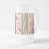 Jane-Austen-Romane Mattglas Bierglas (VorderseiteRechts)