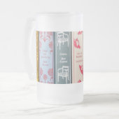Jane-Austen-Romane Mattglas Bierglas (Vorderseite Links)