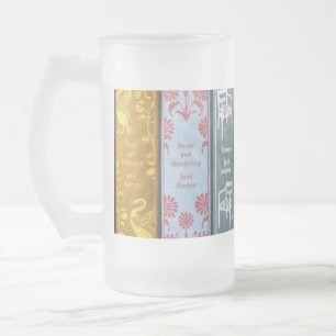 Jane-Austen-Romane Mattglas Bierglas