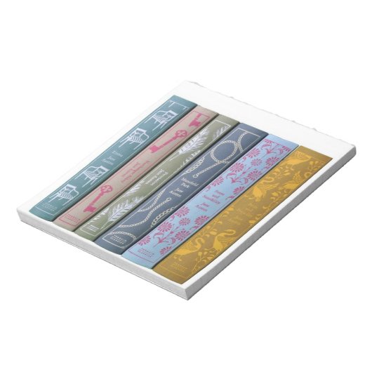 Jane Austen Romane Notizblock (Rotiert)