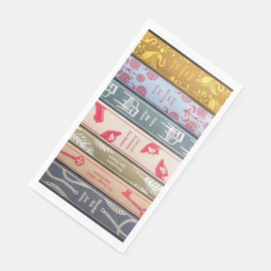 Jane-Austen-Romane-Papiertücher Serviette (Ecke)