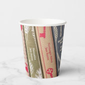 Jane Austen Romane Pappbecher (Rückseite)